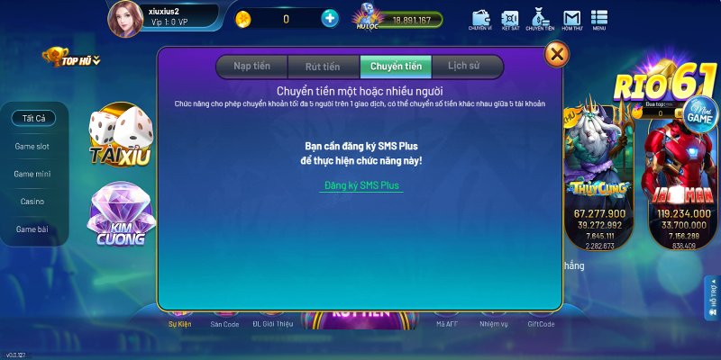 Chuyển tiền cho người khác